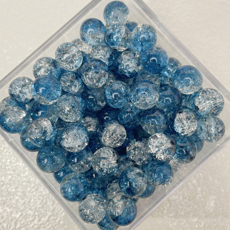 Wholesale 50pcs/pack 10mm Crack Popped Beads
